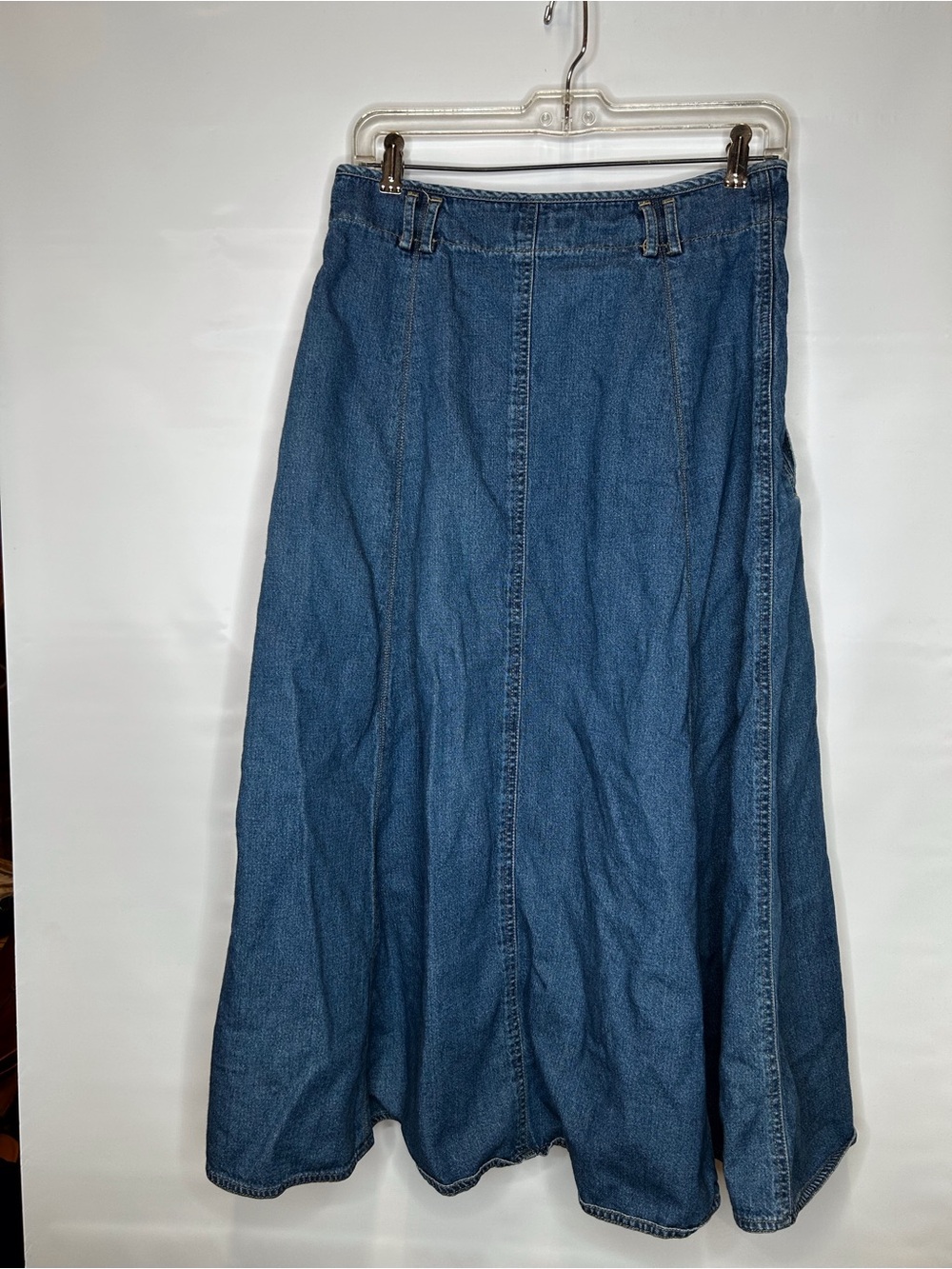 Vintage Liz Claiborne Blue Denim Skirt - Picture 2 of 6